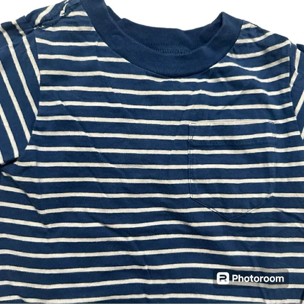 🌼🌼Children’s Place blue stripe shirt Preloved 6-9M🌼🌼